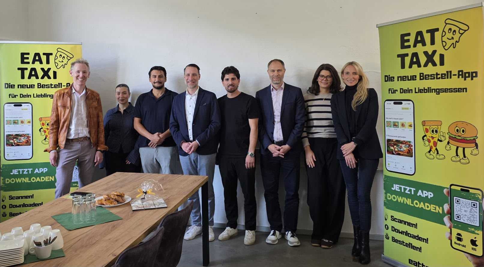 Besuch des Bürgermeisters von Hof bei EAT-TAXI.